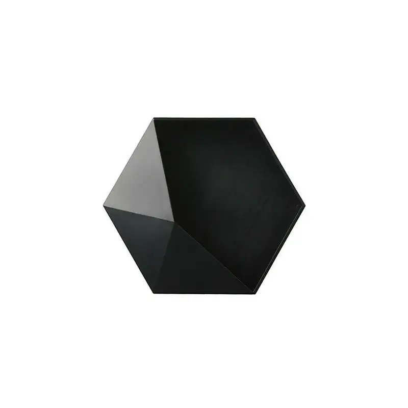 Geometric Shelf Punch-Free Hexagonal Decoration Bathroom Storage Wall-Mounted Shelf Storage Box Living Room Mural Floating Shelf