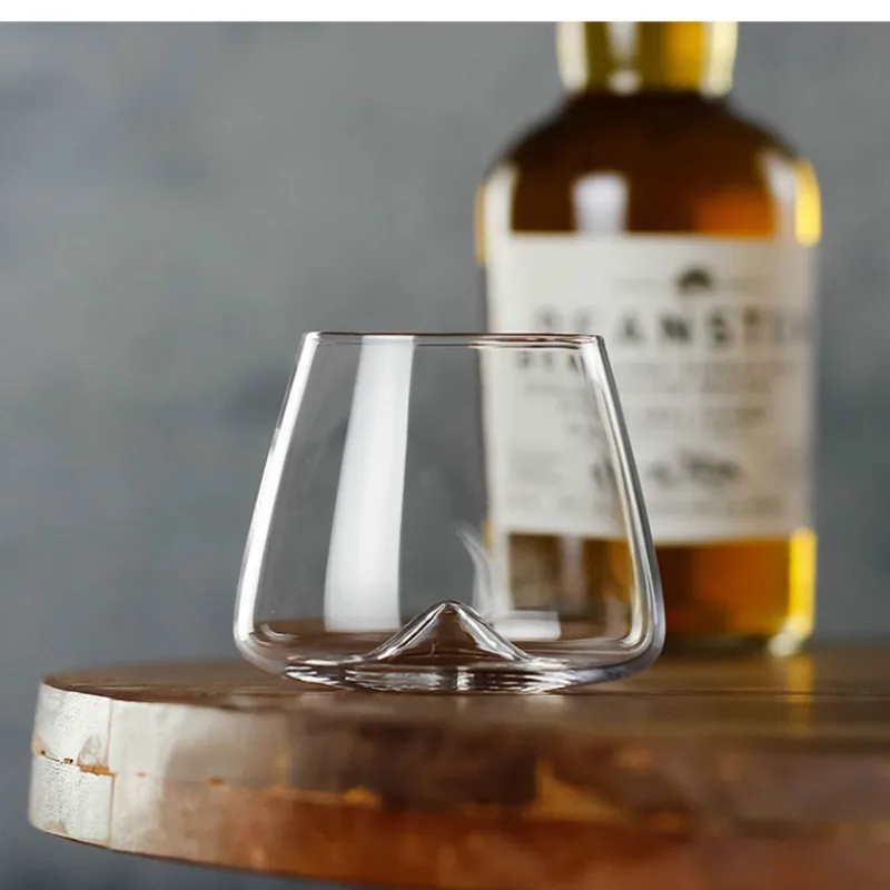 Hot Selling 300ml Vortex Whiskey Glass Cup Heat-Resistant Spirit Lead-Free Crystal Vodka Bar Drinkware Hand-Made Wine | Дом и сад