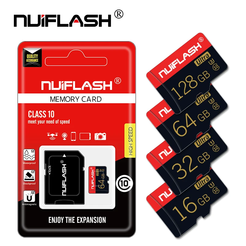 Карта памяти Micro SD для телефона класс 10 мини-флеш-накопитель на 64 - Цена: 67,61 - 297,48 руб.