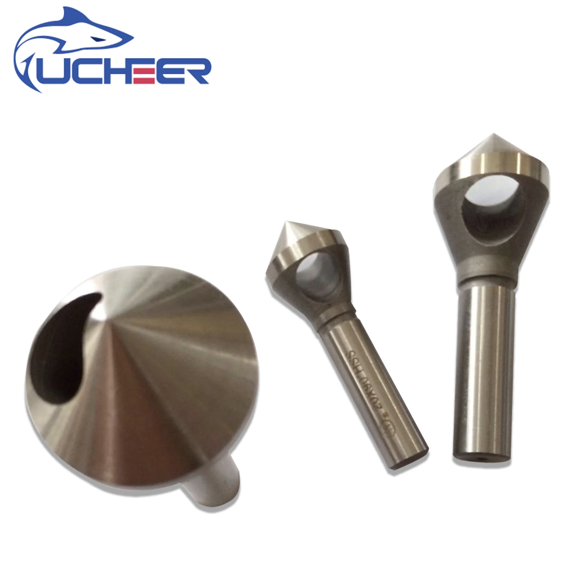 

UCHEER 1pcs Internal chip round hole chamfering cutter countersink Chamfering Cutter end mill Drill Bit