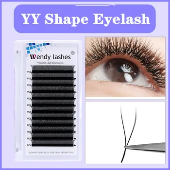 

Eyelash Extension YY Shape Premade Volume Fans Lashes Mink Hand-woven False Lash Supplies Makeup Tools Extension de cils