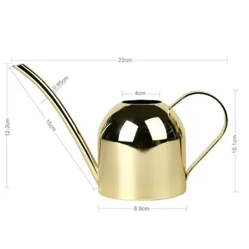 

European Gardening Water Can Stainless Steel 500ml Kettle Bottle Watering Flower PXPC