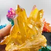1PCS Natural Yellow Citrine Crystal Column Crafts House Decoration Crystal Citrine Cluster Mineral Specimen for Hotel Decor 100g 5