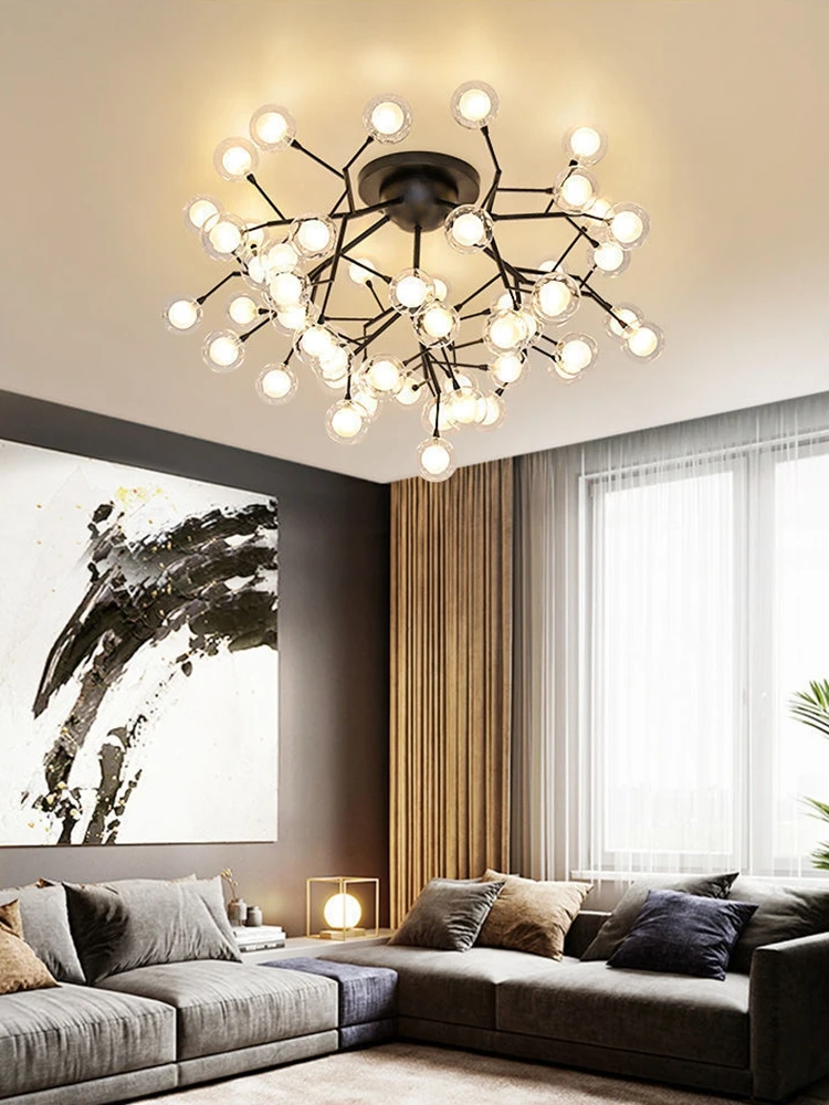 Modern Nordic Creative LED Ceiling Chandelier Lighting for Dining Room Bedroom Chandeliers Home Lighting Fixtures Free Shipping white chandelier