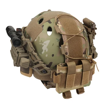 Tactical Helmet Battery Pouch MK2 Helmet Battery Pack Helmet Counterweight Pack For Airsoft Hunting Military Outdoor Sports