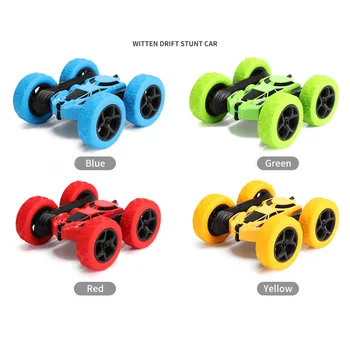 

1/24 RC Stunt Car 2.4G Remote Control Car Truck with Light Toy Double Sided 360° Rotation Tumbling Racing Car Kids Gift Toy