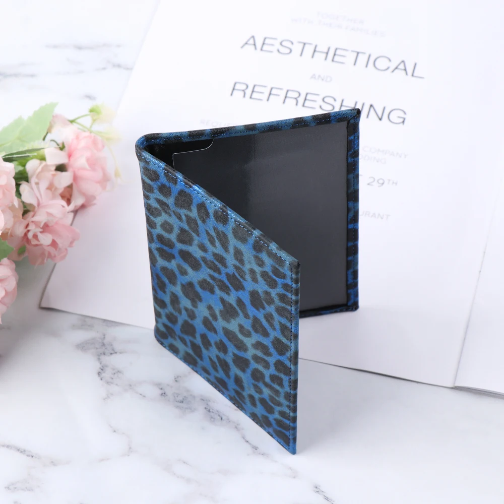 Модная Милая леопардовая зернистая Обложка для паспорта, Водонепроницаемый Многофункциональный чехол для паспорта из искусственной кожи, переносной держатель для билетов