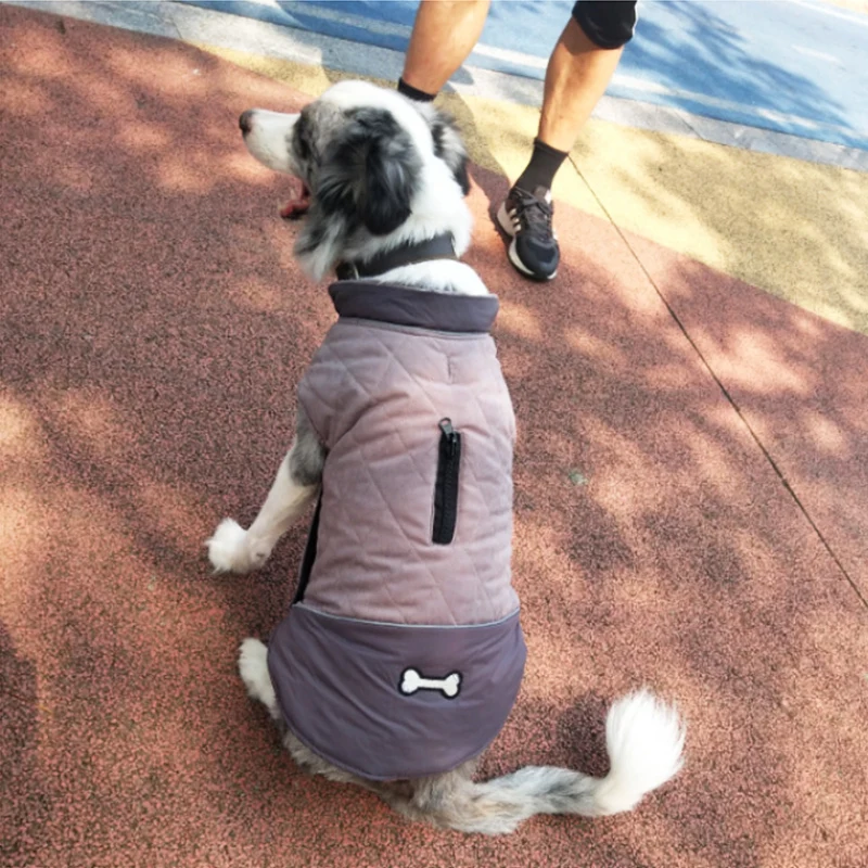 Double side Wear Pet Clothes for Dog Clothes Winter Reversible Clothes for Pets Dog Coat Jackets Waterproof for Pet Clothing