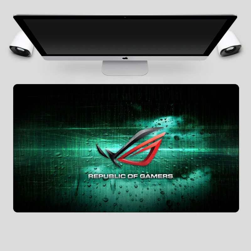 

Cool 70x40cm ASUS Gaming Mousepad Gamer XXL Rubber Locking Edge Republic Of Gamers Mouse pad Large Durable Laptop Desk Mat