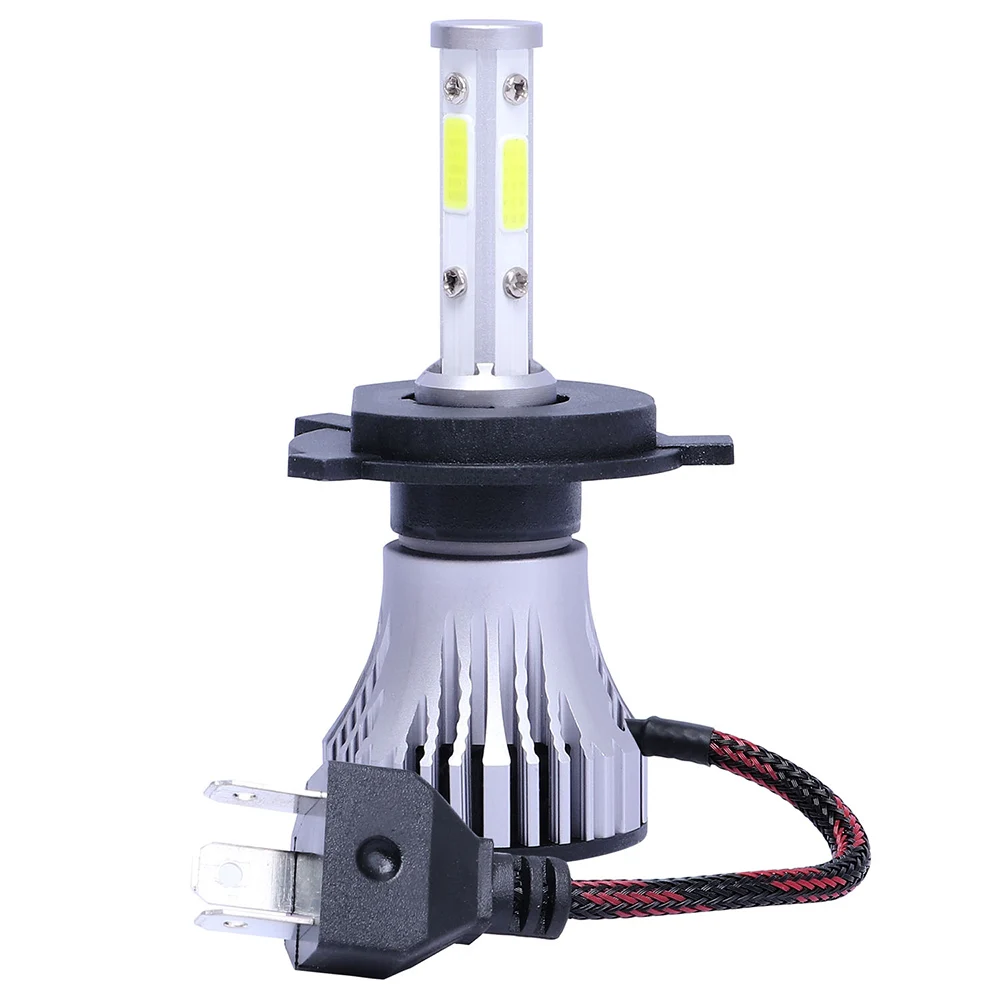 2 шт./лот 5202/9005/9006/9012/H4/H7/H8/H11 4 стороны 72W фары для 8000LM 6500 к туман светильник комплект автомобильных светодиодных фар IP67 Водонепроницаемый