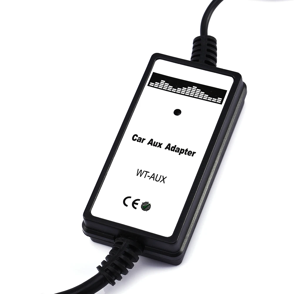 SOONHUA AUX автомобильный адаптер Музыка MP3 Play вход AUX кабели адаптеров DC 12V 95DB 20 HZ-20 KHZ