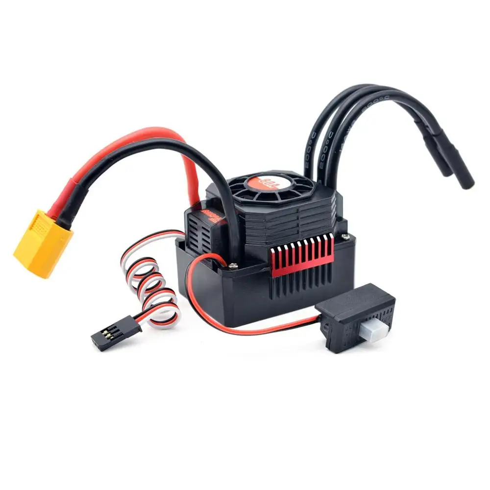 Contrôleur ESC Programmable 25A-150A pour RC Voiture Bateau