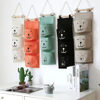 

Wall Hanging Bathroom Bath Toy Bags Organizer Linen Closet Children Pouch for Baby Bath Toys