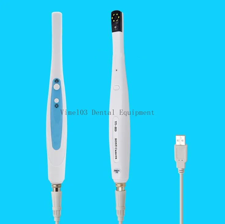 HD 5,0 мегапикселей Стоматологическая внутриоральная камера 6 светодиодных стоматологических блоков USB выход 1/4 sony CCD