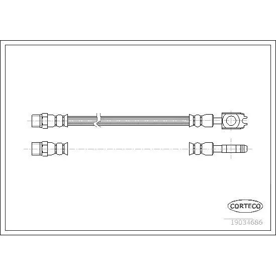 Шланг тормозной AUDI: A8 2.5 TDI/2.5 TDI quattro/2.8/2.8 quattro