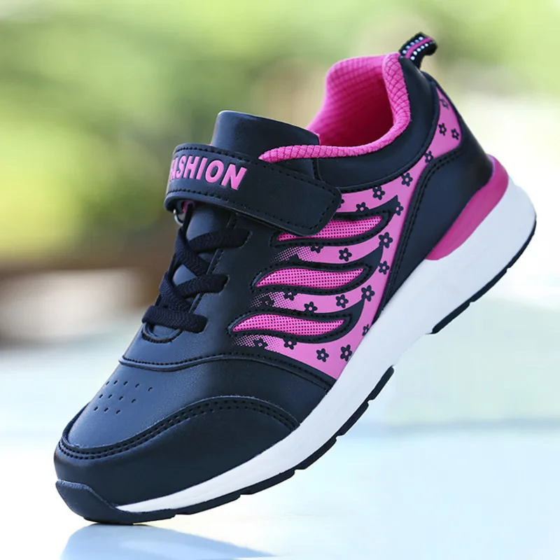 Новые детские кроссовки Сезон весна осень Кожаная детская обувь Обувь для бега