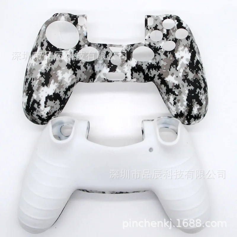PS4 ручка силиконовый чехол PS4SLIM ручка защитный чехол PS4 Pro защитный чехол PS4 водяная маркировка цифровой камуфляжный чехол