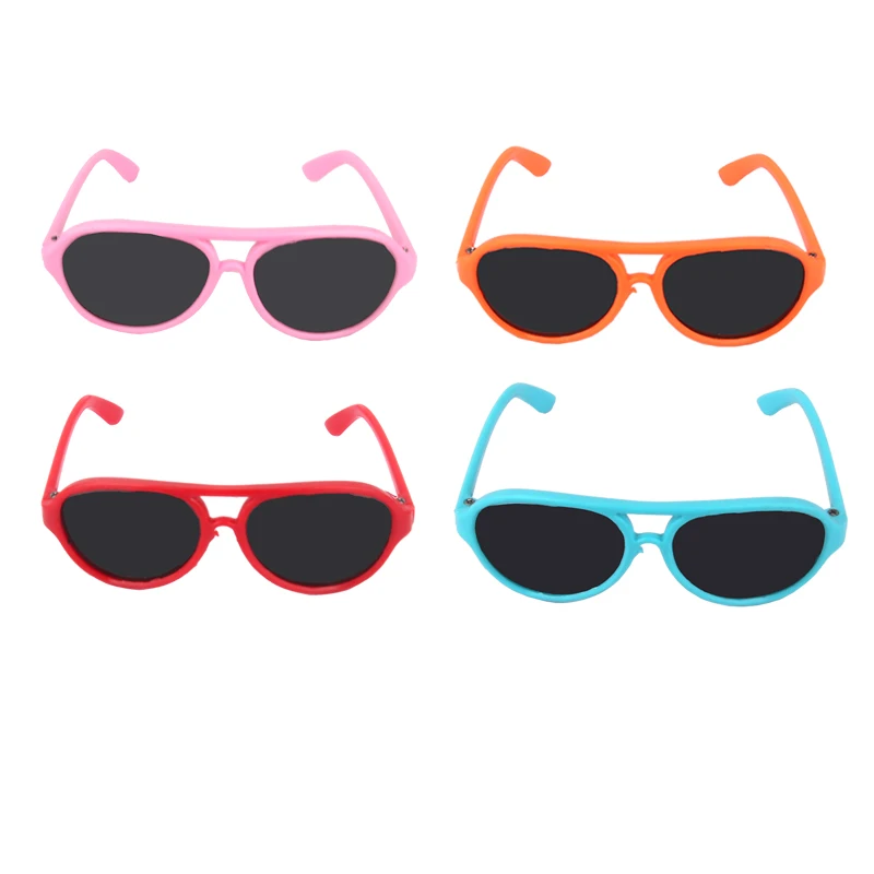 Doll Accessories For Girls Fashion Sunglasses Necklace Hairpin For 43 Cm Bebe Reborn Baby Clothes For Our Generation Baby Toys - 2