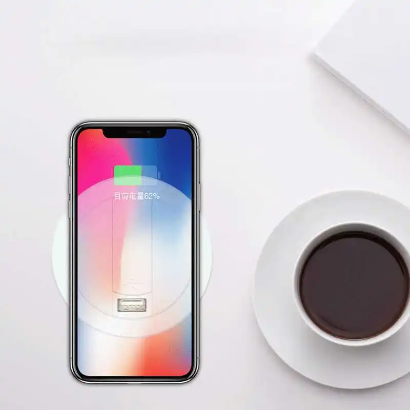  Embed Desktop Fast Wireless Charger Furniture Office Table Desk Mounted Quick Charging Embedded For
