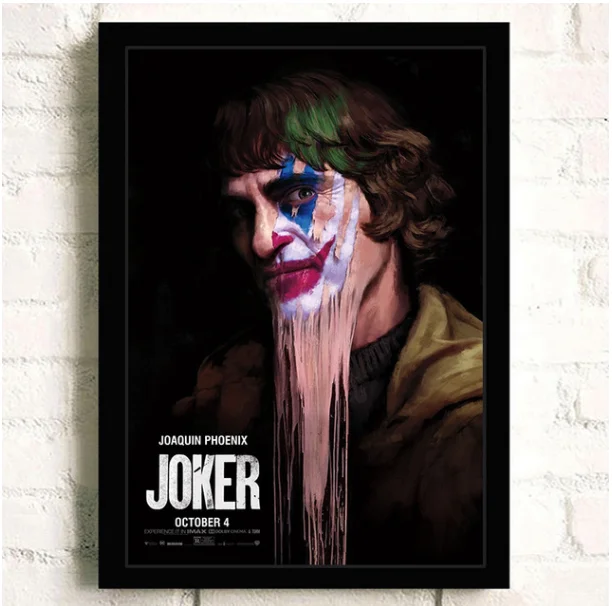 Джокер 2019 Хоакин Феникс Хит Леджер фильмы-Комиксы настенная живопись печать на