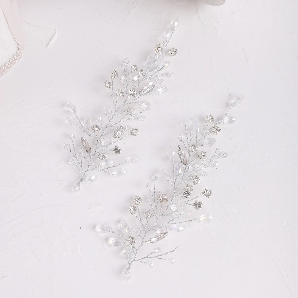 Silver Shine Crystal Rhinestone Headband Women Wedding Hair Accessories