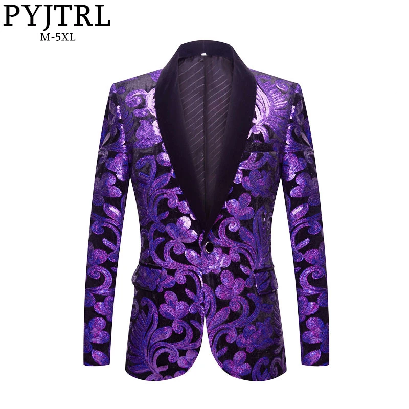 purple blazer men