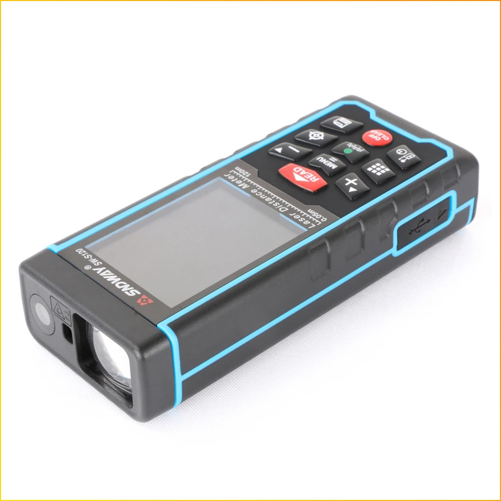 US $46.19 SNDWAY Laser Distance Meter Tape Measure Digital Camera Function Laser Range Finder Tape Angle Tool Laser Rangefinder