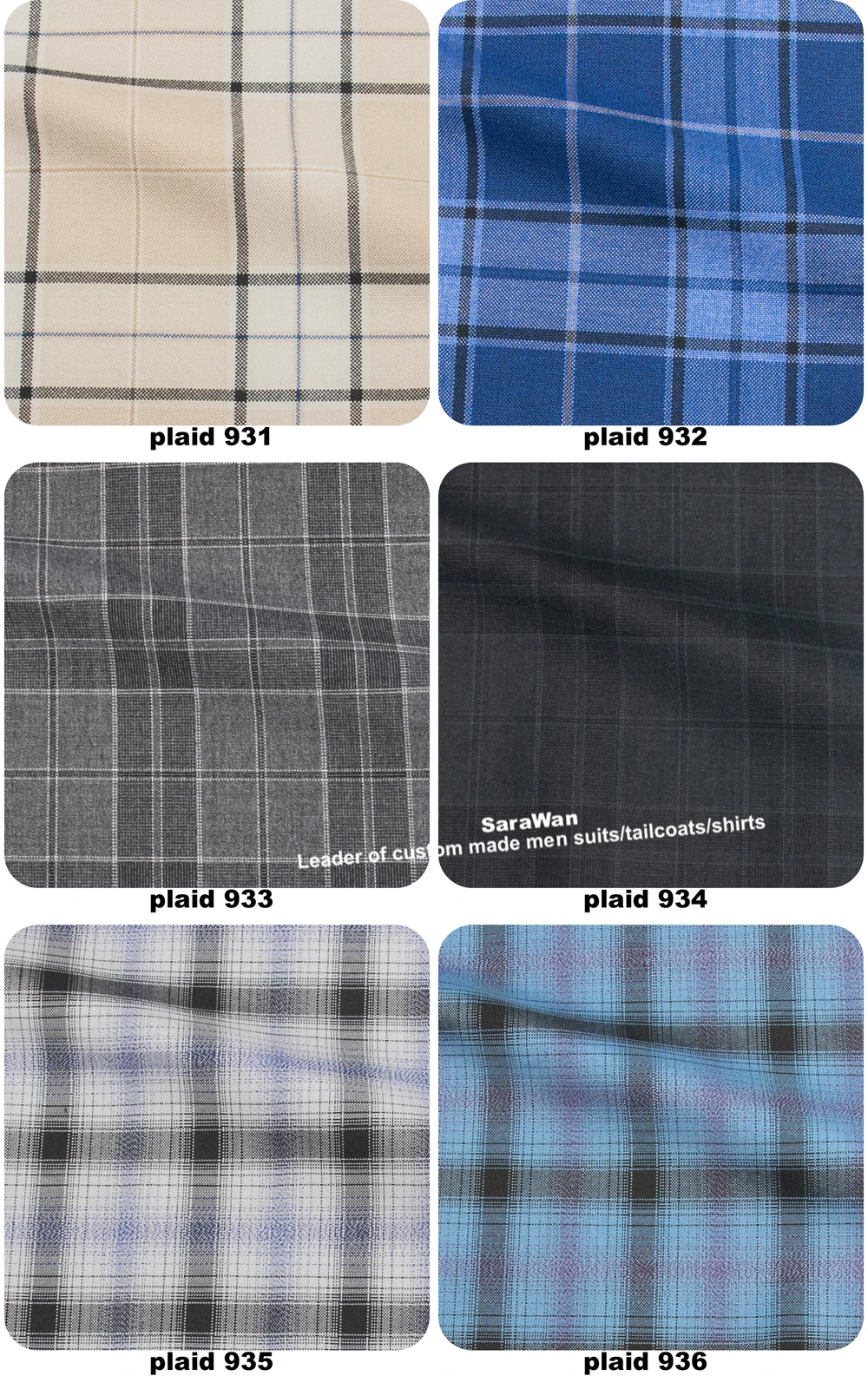 Light Blue Grey Plaid Men Suit Custom Made Slim Fit Plaid Two-piece Suit Casual Men Suits For Men Patterned Costume Sur Mesure