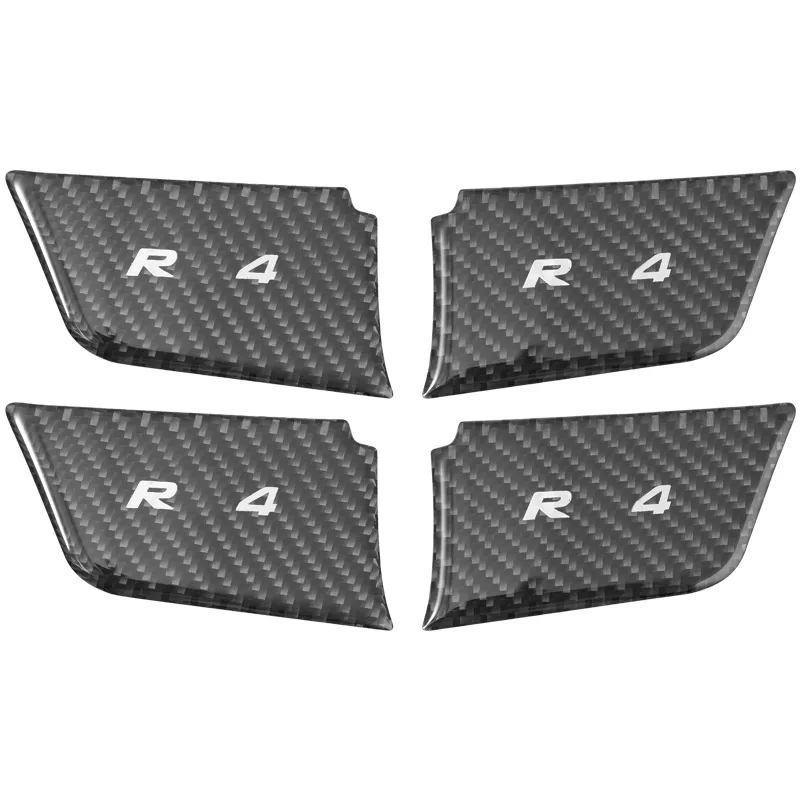 

For New Toyota RAV4 2019 2020 Car Interior Door Bowl Patch Interior Door Handle Sticker Cover Carbon fiber Decoration Modified