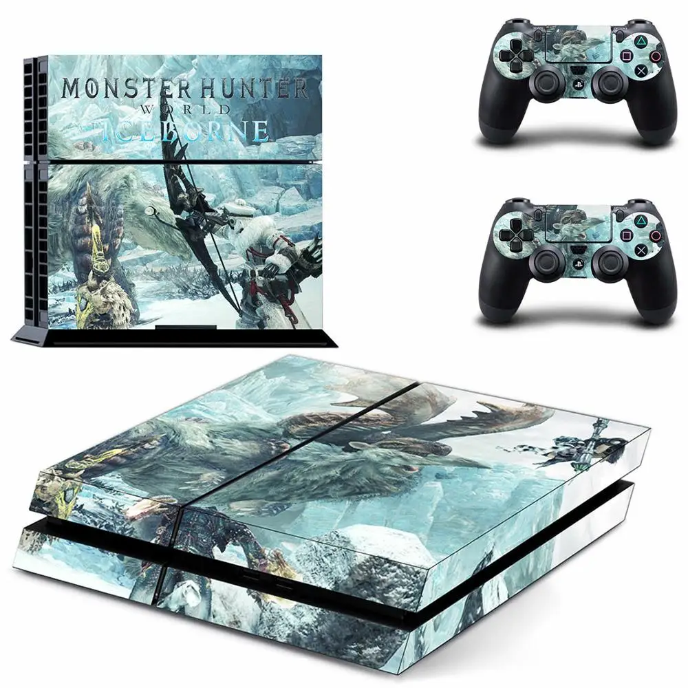 GYTM2659 Monster Hunter World Iceborne PS4 стикер Play station 4 кожа Наклейка для playstation 4 PS4 консоль и контроллер кожи - Цвет: GYTM2659