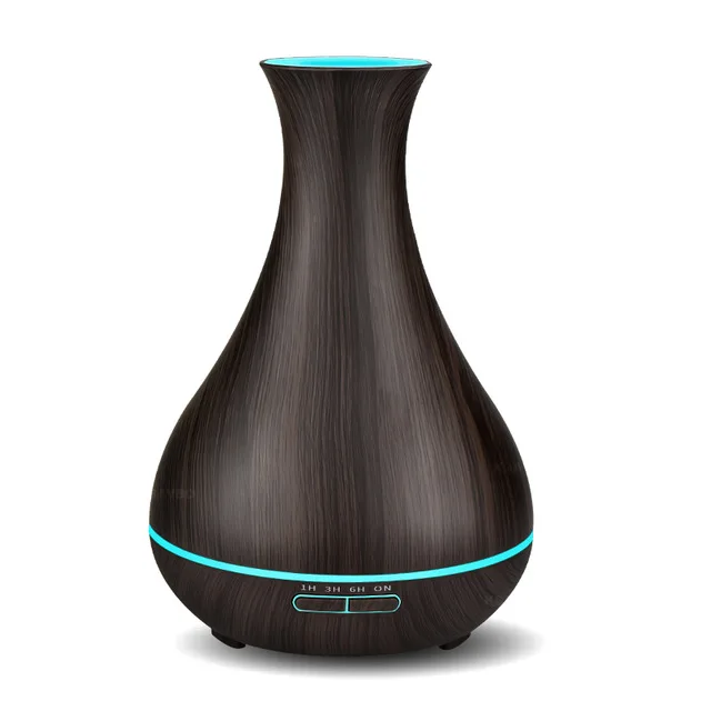 

KBAYBO 550ml Aroma Essential Oil Diffuser Electric Wood Grain Ultrasonic Cool Mist Humidifier for Office Home Bedroom LivingRoom