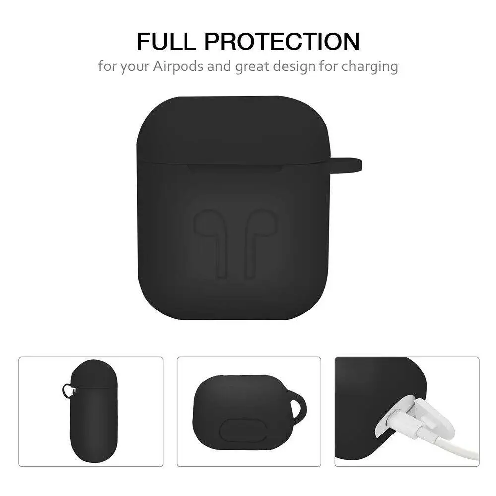 7 шт./компл. силикона Bluetooth футляр для наушников для Apple аксессуары для airpods чехол I10 I12 наушники-вкладыши TWS с Беспроводной наушники крышка R29
