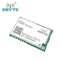 

LoRa 868MHz 915MHz SX1262 1W Wireless Transmitter and Receiver RF Module UART 30dBm 10km Long Range SMD EBYTE E22-900T30S1B