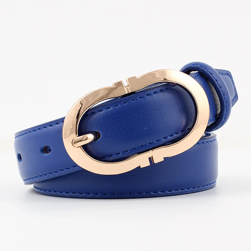 

2019 Women Decoration Belt Fashion Vintage Genuine Leather Pin Buckle Skinny Belt for Women High Quality Luxury Cowhide Strap