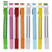 Модный разноцветный нарукавник велосипедный Пояс Светодиодный нарукавник светодиодный ремень безопасности для занятий спортом для активного отдыха