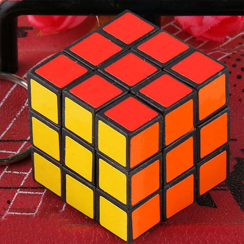 Забавные мини брелоки Magic Cube для игр Детские с подвеской под давлением и