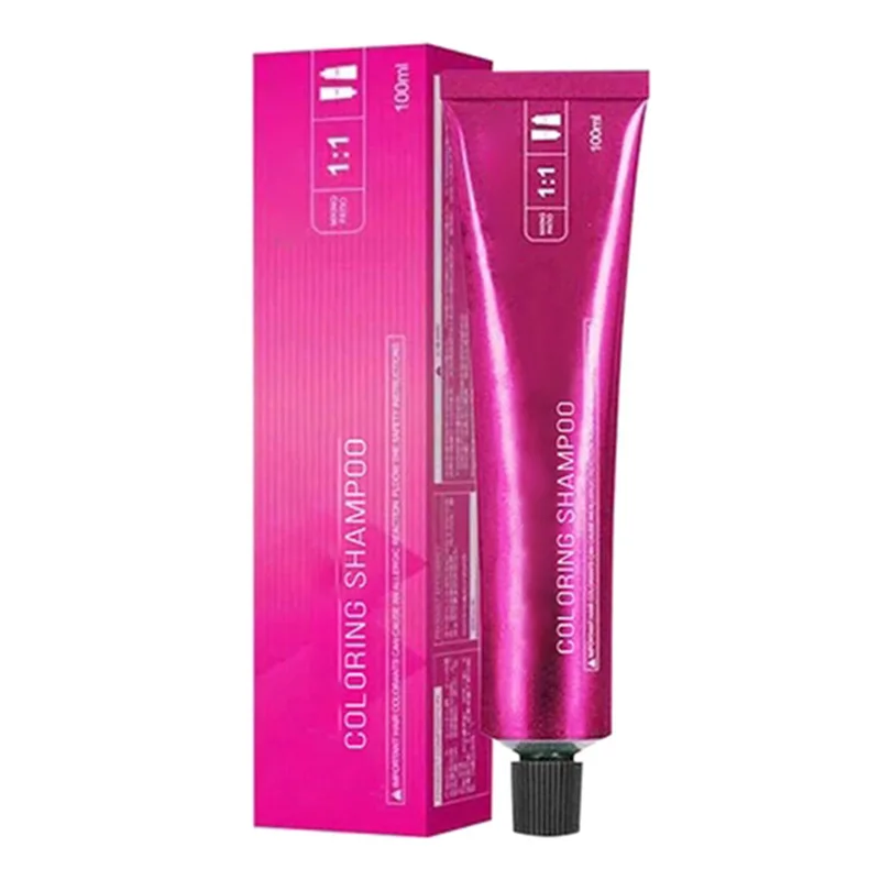 Cabelo para Colorir Shampoo para Homens Todos os Cabelos para Colorir Shampoo Suave Seguro Cabelo Tingimento Produtos @ Me88