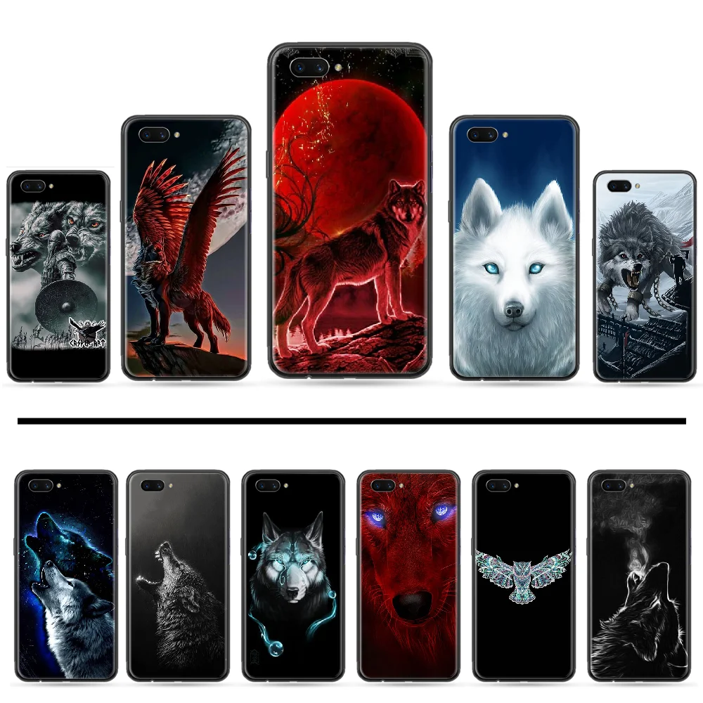 Роскошный Уникальный Дизайн чехол для телефона wolf Fierce Snow Animal OPPO F 1S 7 9 K1 A77 F3 RENO F11 A5