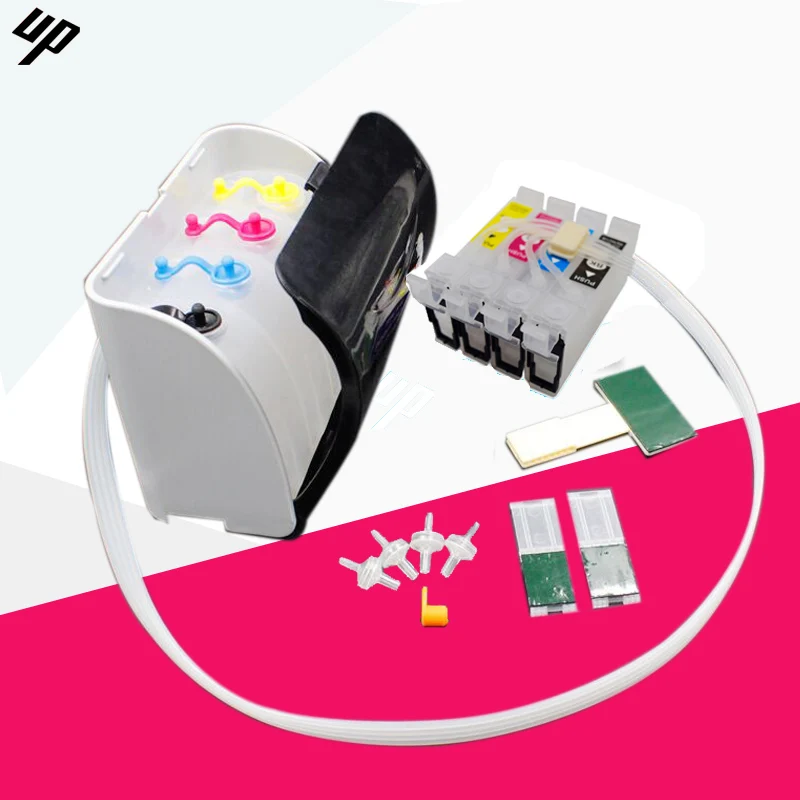 702XL пустой Ciss Системы без чипа для EPSON Workfore WF-3720 WF-3721 WF-3723 WF-3725 WF-3730 WF-3733 XP-2100 XP-4100 WF-2810