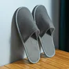 5 PCS Portable Slippers Men Women Hotel Disposable Shoes Unisex Business Travel Spa Home Guest Party Indoor Folding Slippers 1