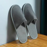 5 PCS Portable Slippers Men Women Hotel Disposable Shoes Unisex Business Travel Spa Home Guest Party Indoor Folding Slippers 1