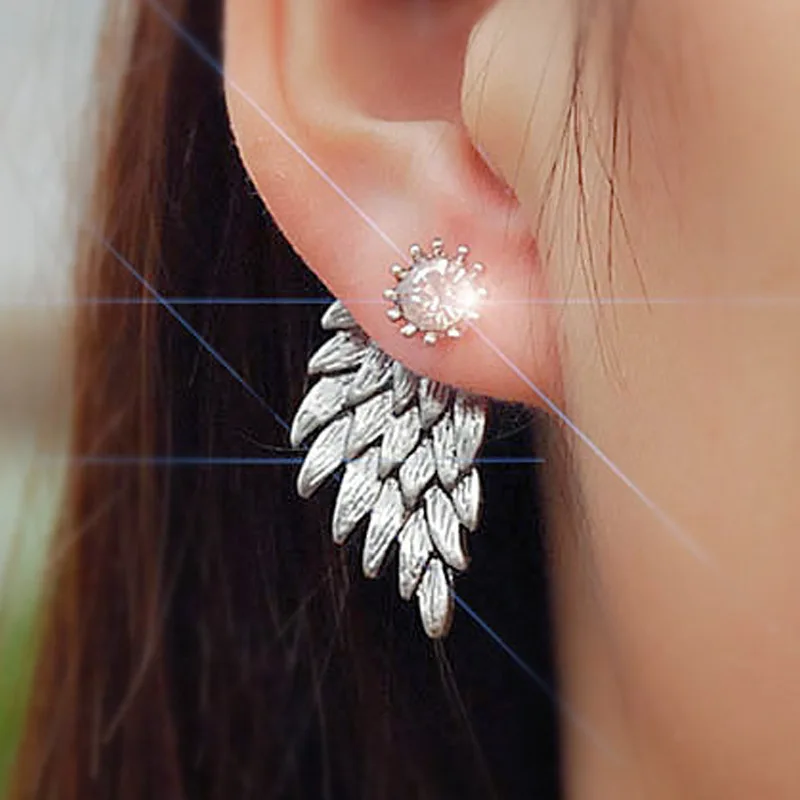 2020-Oorbellen-Brinco-Earing-Europe-And-The-Jewelry-Retro-Stereo-Feather-Angel-Wings-Earring-Set-Auger
