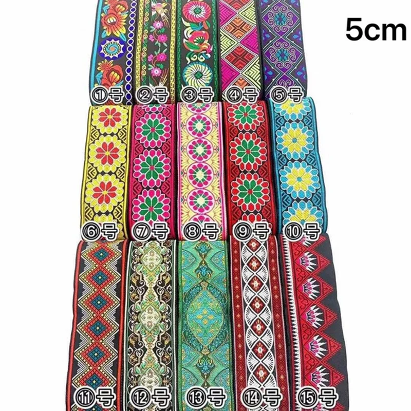 

5cm ethnic style folk style nation style jacquard ribbon,jacquard webbing,garment ribbon,shoes ribbon,bag ribbon,QC1106A