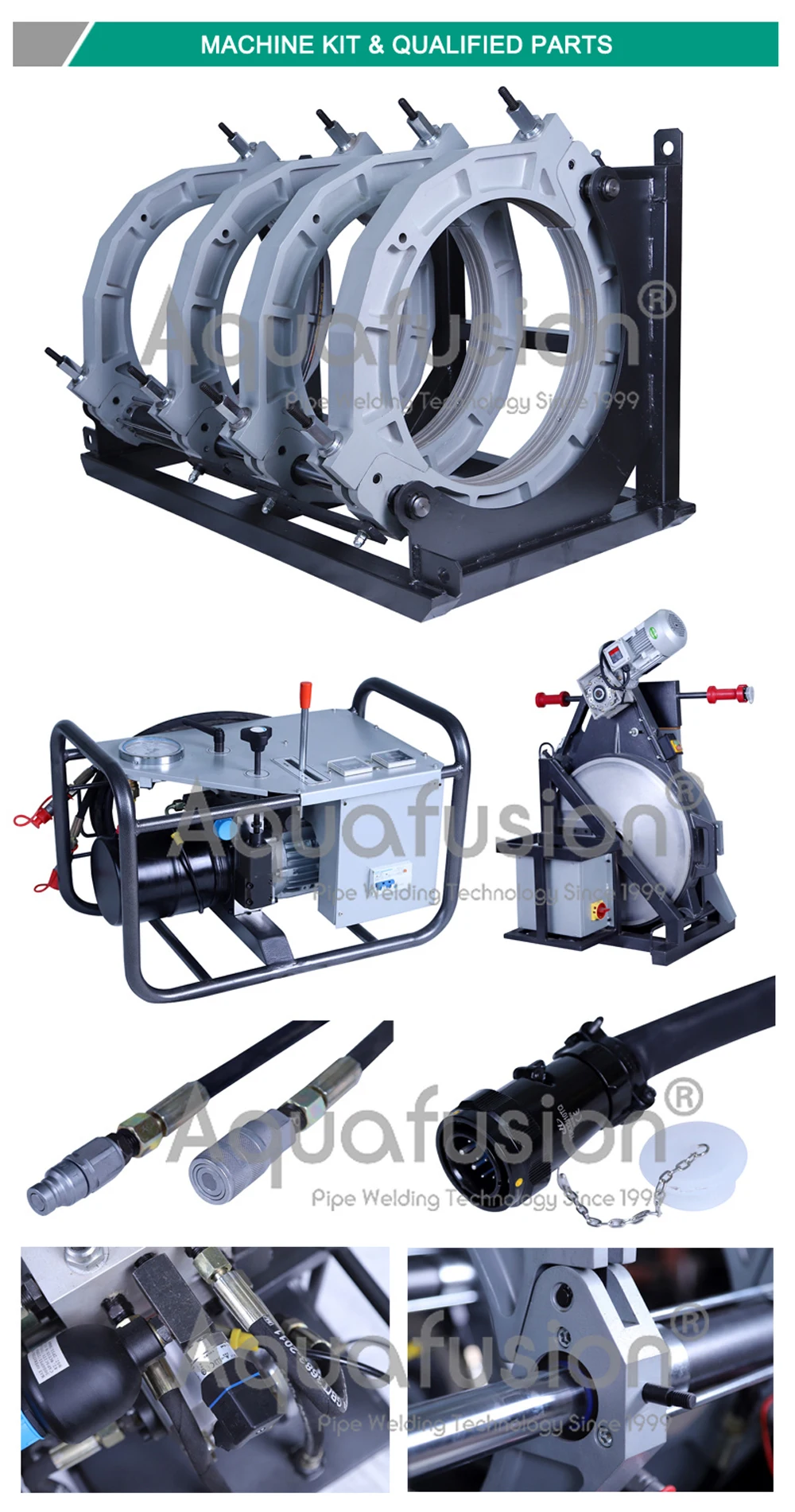 Aquafusion стыковая сварка, сварочный аппарат для HDPE трубы стыковой сварки фитинга машина 630 мм