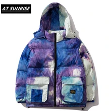 Зима куртка с капюшоном в стиле хип-хоп, стеганая парка, уличная Мужская ветровка Harajuku, зимняя стеганая куртка, пальто, теплая верхняя одежда