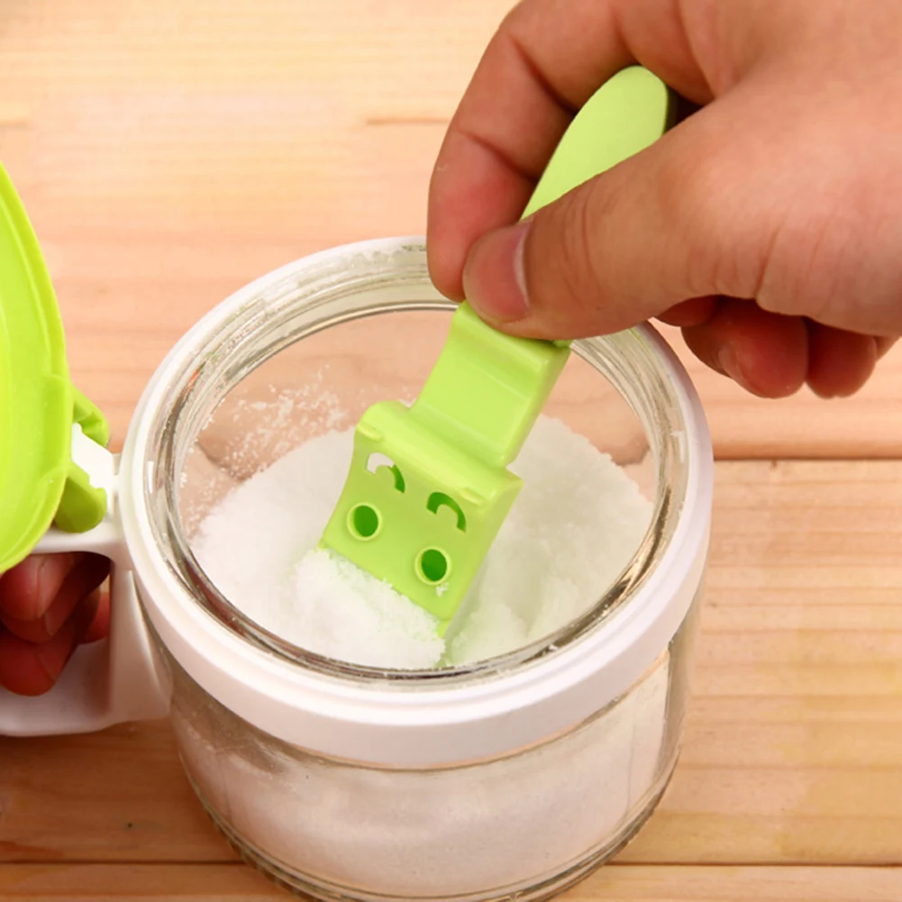 2Pcs Salt Sugar Sprinkle Seasonings Scales Measuring Spoon Measuring Metering Spoon baking tool Kitchen Accessories Gadget Tool
