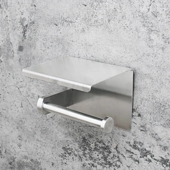 

Anti-rust Towel Hanger Stainless Steel Bathroom Shelf Towel Resistant Corrosion Paper Holder for Household Bathroom Supplies
