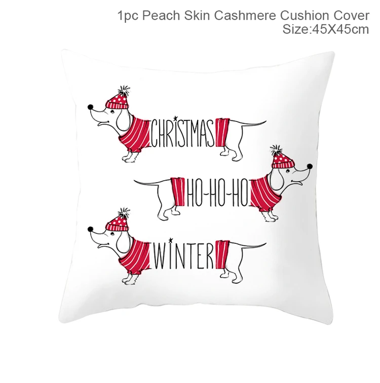 Pillowcase 77 FRIGG Christmas Cushion Covers Christmas Pillowcase Merry Christmas Decor for Home Navidad Noel Happy New Year - Цвет: Pillowcase 77