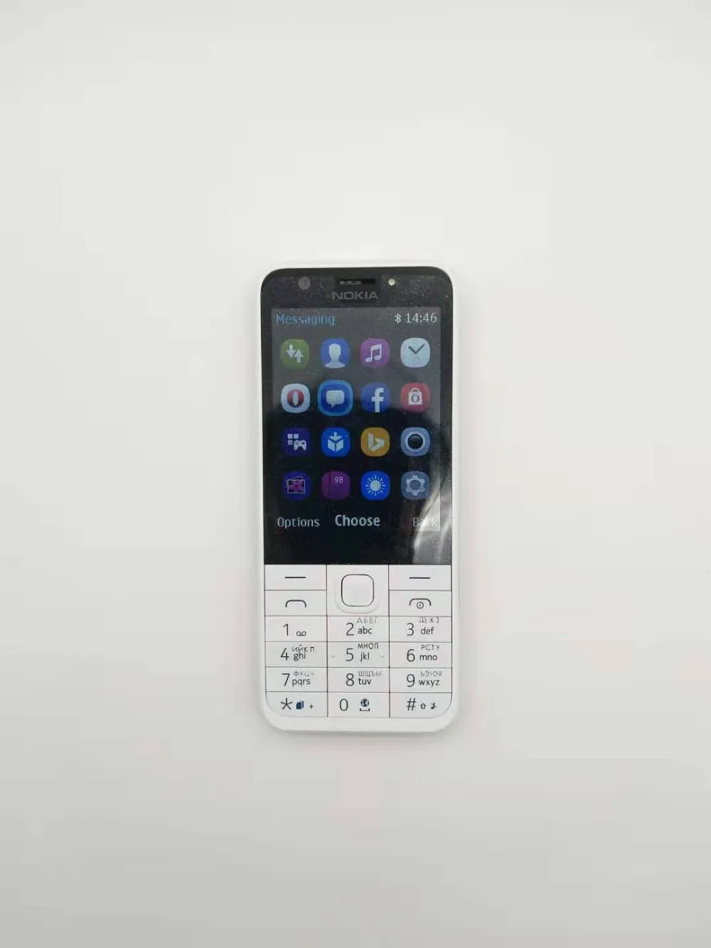 230 Nokia 230 разблокированный GSM 2,8 дюймов две sim-карты и одна карта 2MP QWERTY клавиатура английский Восстановленный мобильный телефон