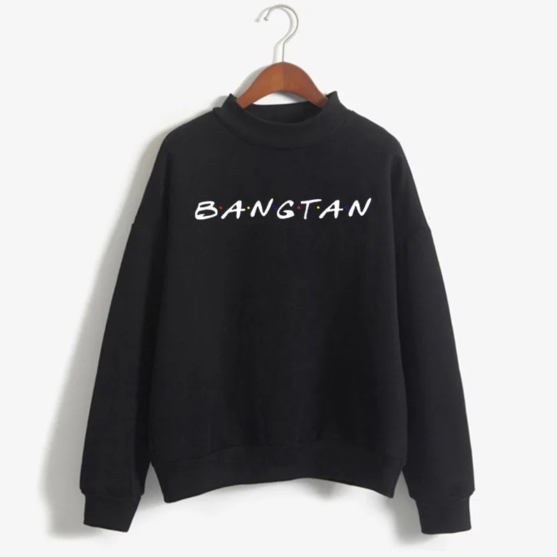 Bangtan мальчик корейский поток loveyourself слеза пуленепробиваемая Молодежная группа Спортивная рубашка Женская круглая шея длинный рукав продукт Vog - Цвет: Sweatshirt9